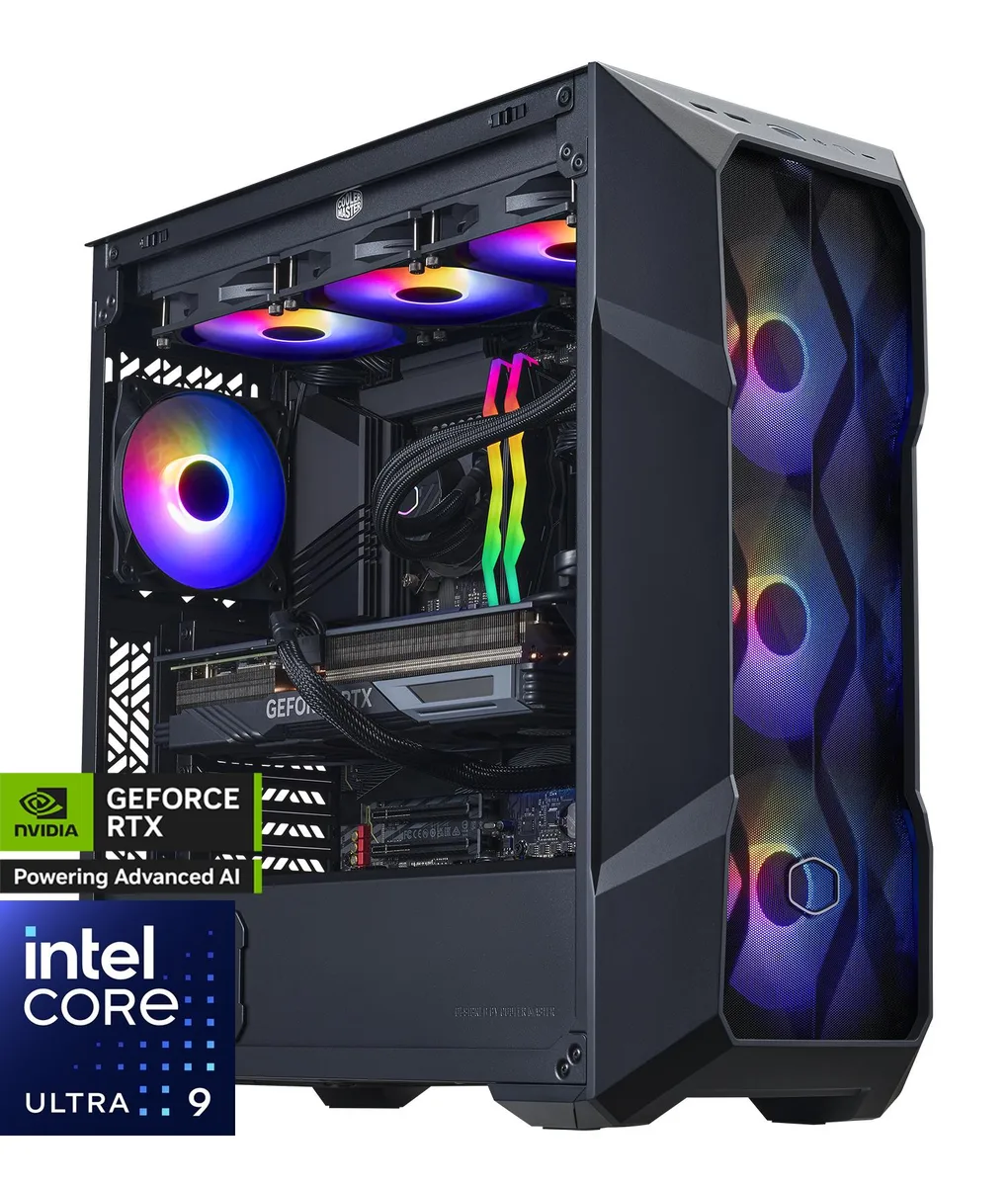 Cooler Master Cooler Master AYG-M6C9-N69GIA32-N1 gaming PC Intel Core Ultra 9 285K RTX 5090 32GB DDR5 6000 2TB M.2 — product photo