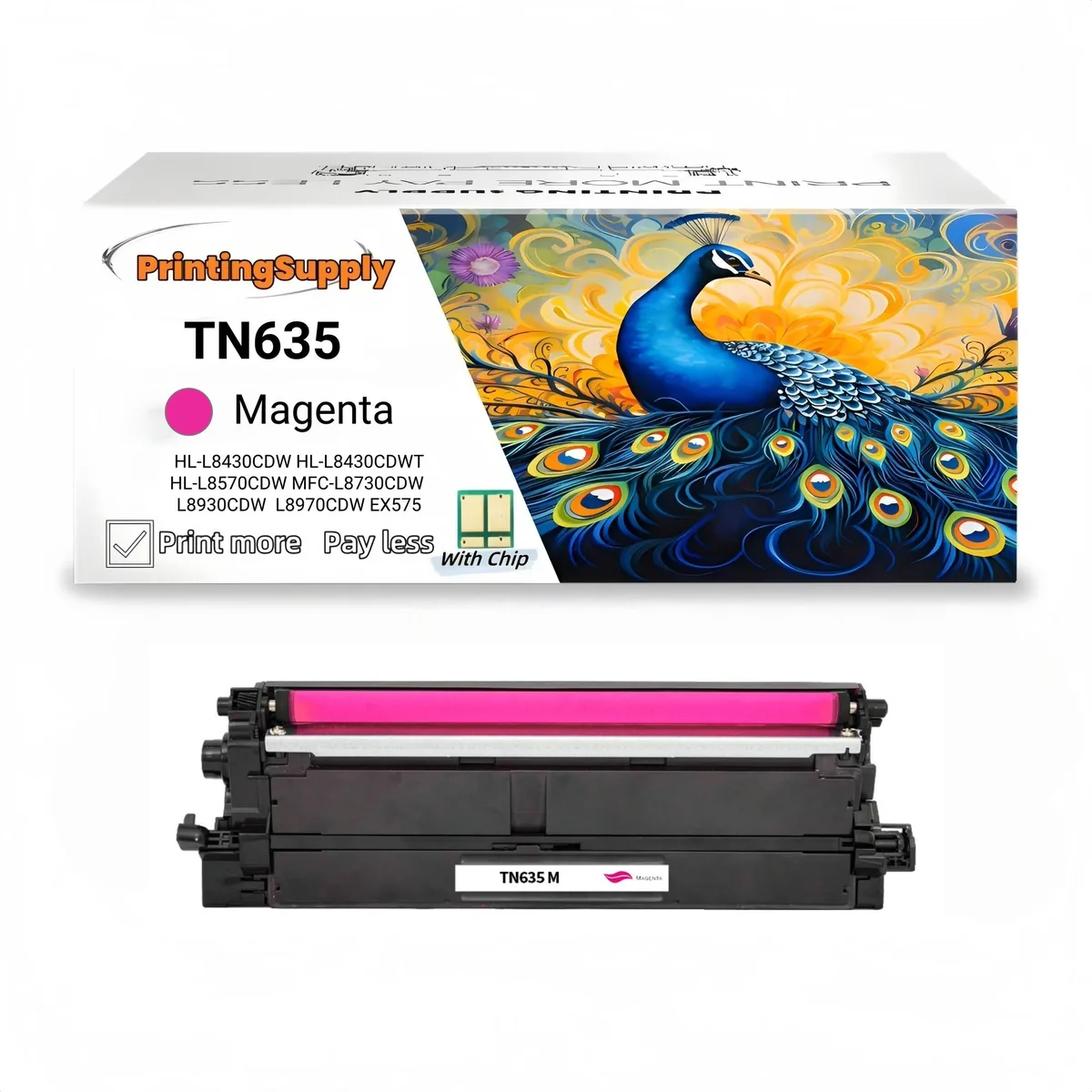 Aster Graphics Inc Aster Graphics Inc TN635 Magenta Toner Cartridge 3000 Pages — product photo
