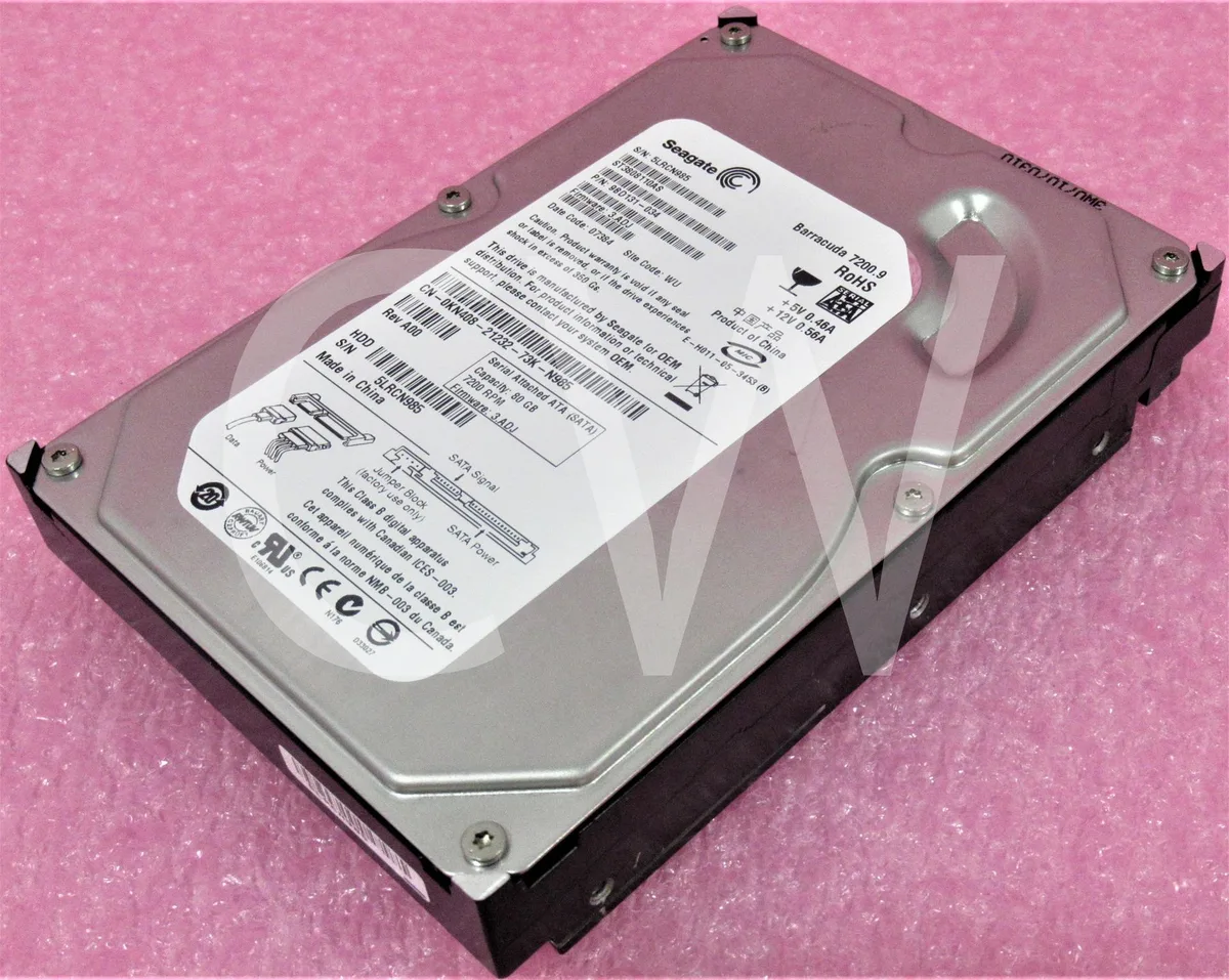 Seagate Seagate Barracuda 7200.9 ST3808110AS 80GB 7200RPM 3.5" SATA internal hard drive — product photo