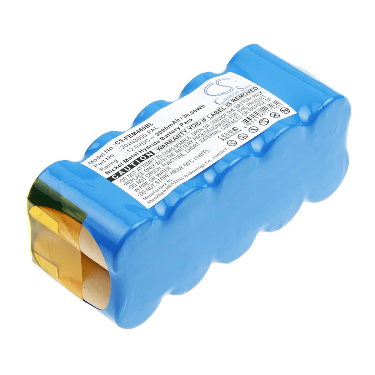 Cameron &amp; Co Cameron &amp; Co DS-CS-FEM460BL standard battery Ni-MH 12.0V 3000mAh 36.00Wh blue — product photo