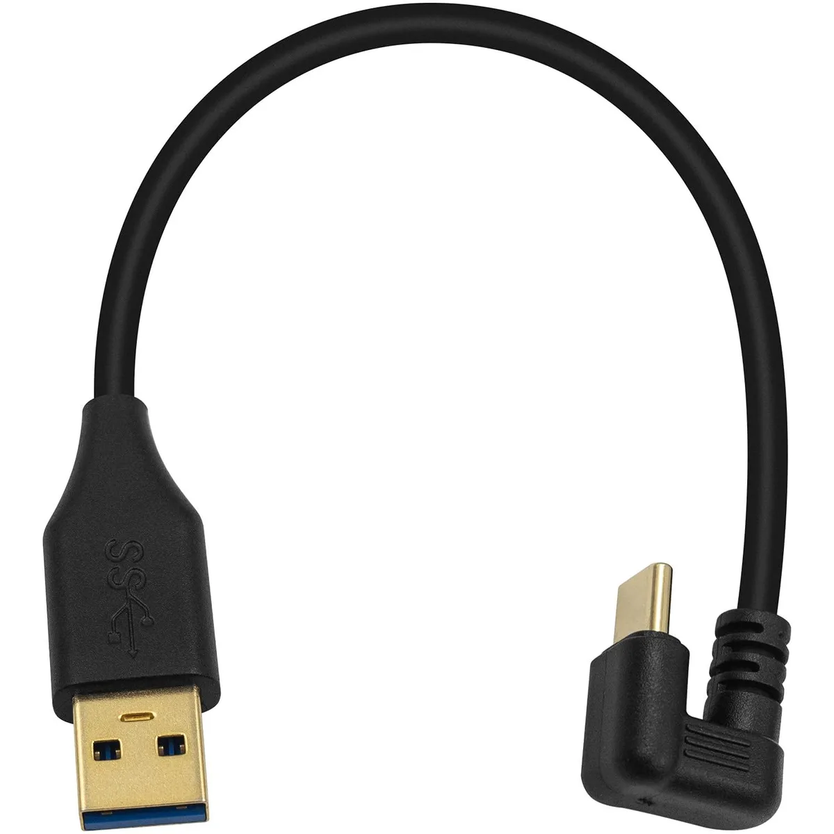 Vszerda Vszerda USB C to A cable U-shape 180° 20 cm 5 Gbps 3 A — product photo