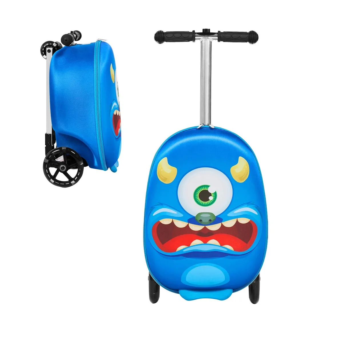 GoPowerbike GoPowerbike GoVoyage 2-in-1 Luggage Scooter Blue — product photo