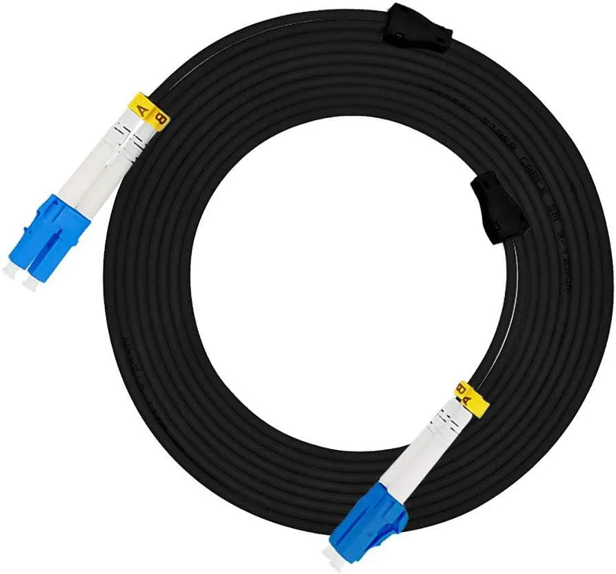 BFKK BFKK 200M Outdoor Armored LC-LC Duplex 9/125 Singlemode Fibre Optic Cable — product photo