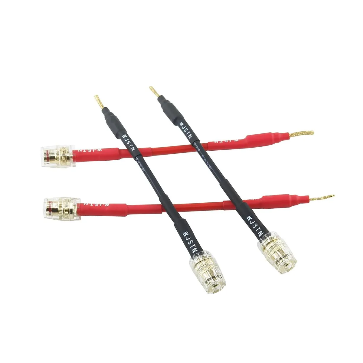 Boxwave Boxwave Flex Pin Banana Plugs to 4mm Female Banana Jack Audio Adapter 4Pack — product photo