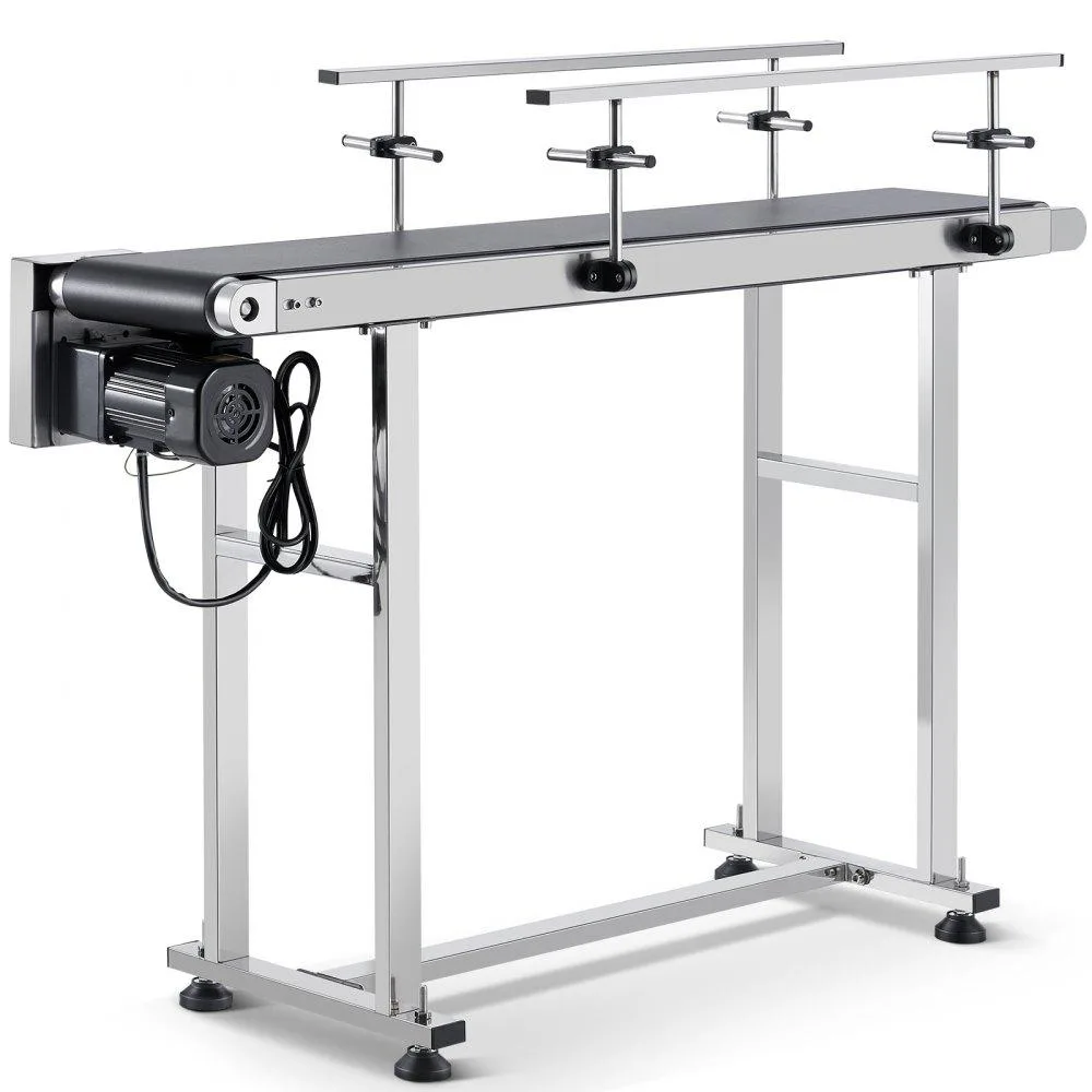 VEVOR VEVOR Belt Conveyor 47 x 7.8 in Double Guardrail — product photo