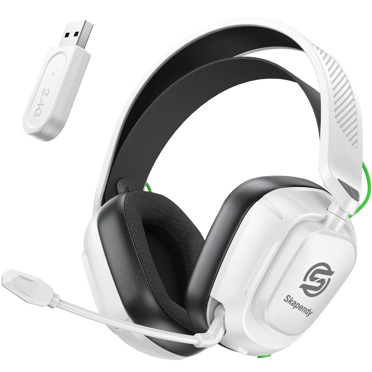  SKAPENDY VK84 Wireless Gaming Headset White — product photo