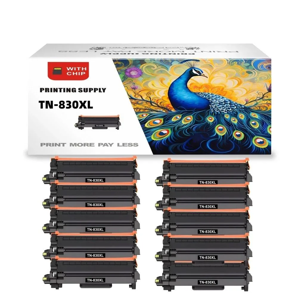 Aster Graphics Inc Aster Graphics Inc TN-830XL Black Toner Cartridge 10 Pack 3000 Pages — product photo
