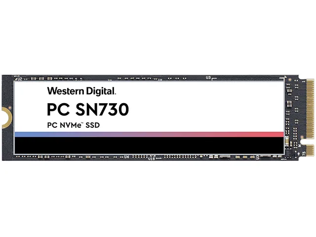 Western Digital Western Digital PC SN730 NVMe M.2 2280 256GB internal SSD SDBPNTY-256G — product photo
