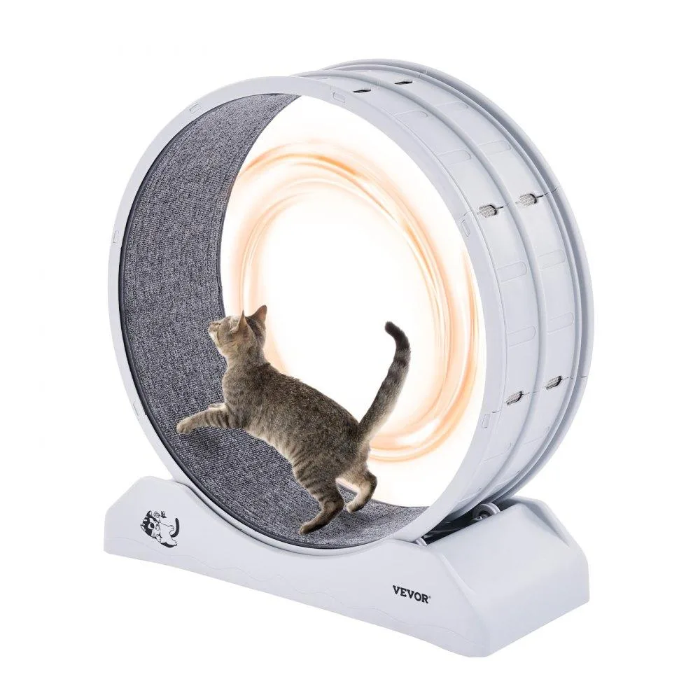 VEVOR VEVOR Cat Exercise Wheel 31.5 in White 8.8 lbs — product photo