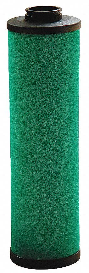 White cylindrical SPEEDAIRE pre-filter element with microglass media