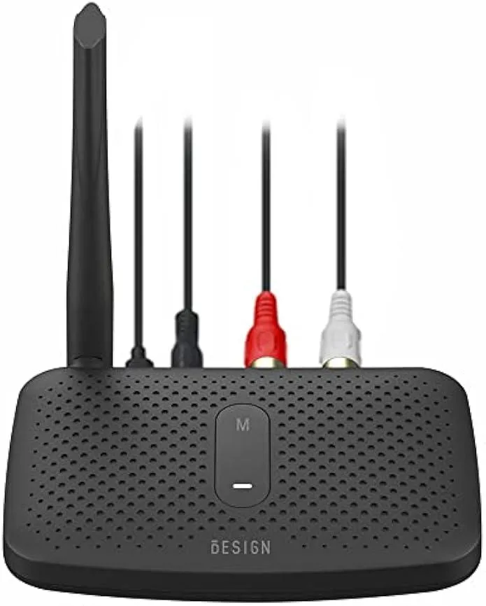 TAURKENAM TAURKENAM Besign BE-RCA Pro Bluetooth 5.0 Audio Adapter Black — product photo