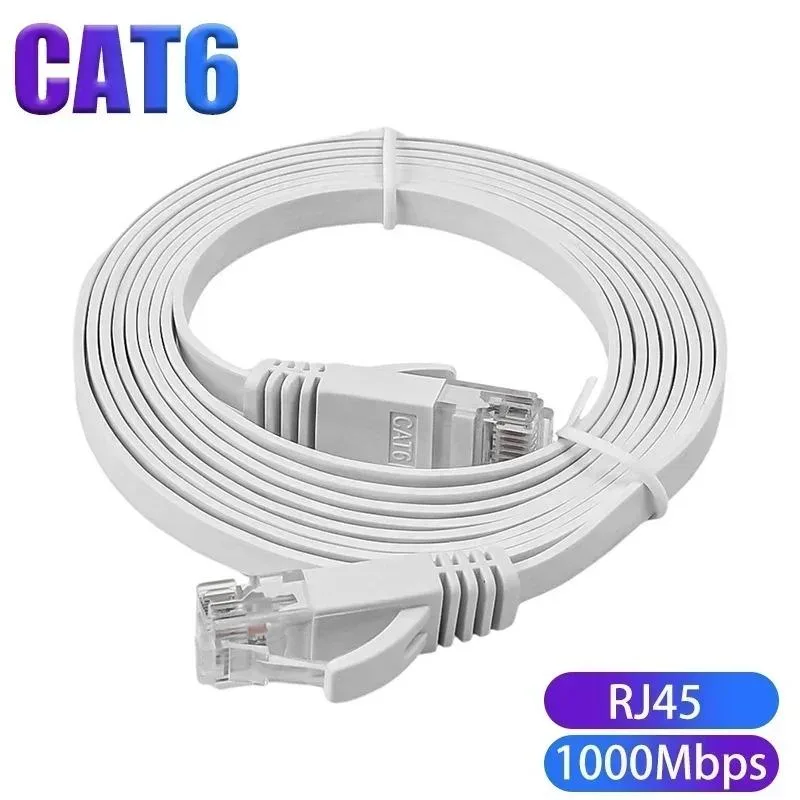 JIMTAB JIMTAB CAT6 Network Ethernet Cable 49.21 ft White — product photo