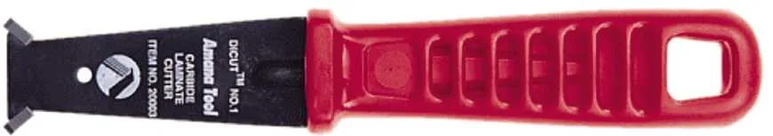 Timberline Dicut carbide-tipped laminate cutter with safety-grip handle