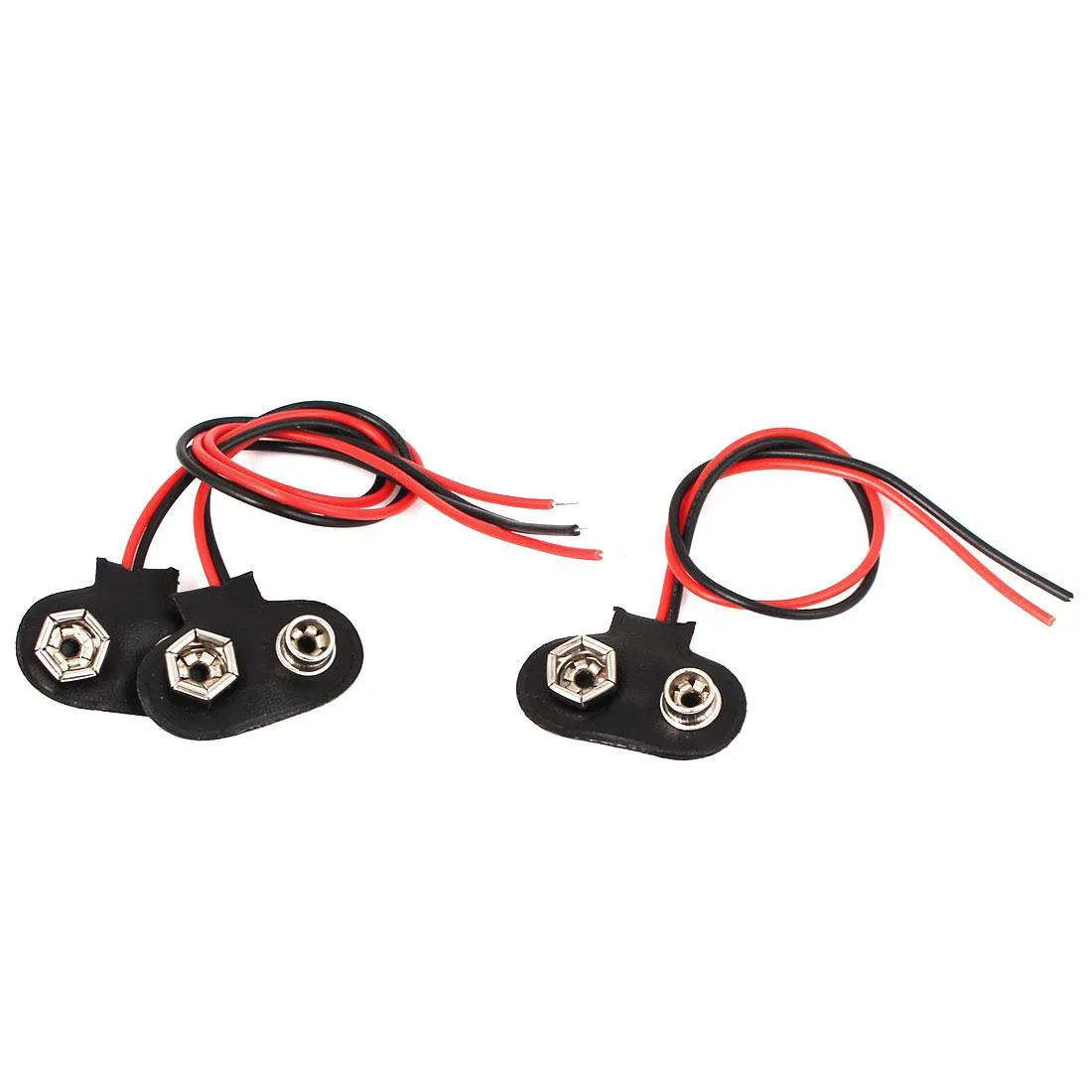 Unique-Bargains Unique-Bargains 9V Battery Clip Connector 15cm 3 Pcs — product photo