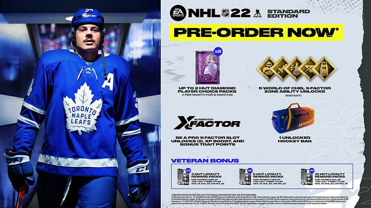 Electronic Arts Electronic Arts NHL 22 PS5 legacy playstation — product photo