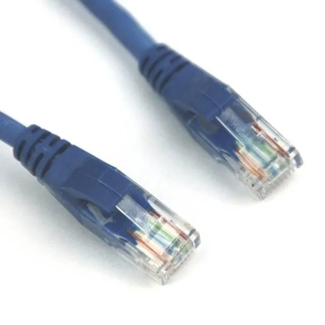 VCOM International Ltd VCOM International Ltd NP611-5-BLUE Cat6 UTP Molded Patch Cable 5.0 ft Blue — product photo