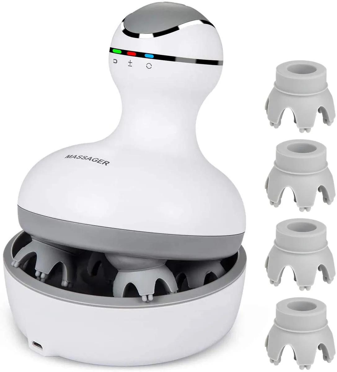 DigitNow! DigitNow! BL860 Scalp Massager 4 Heads 84 Nodes IPX7 Waterproof — product photo