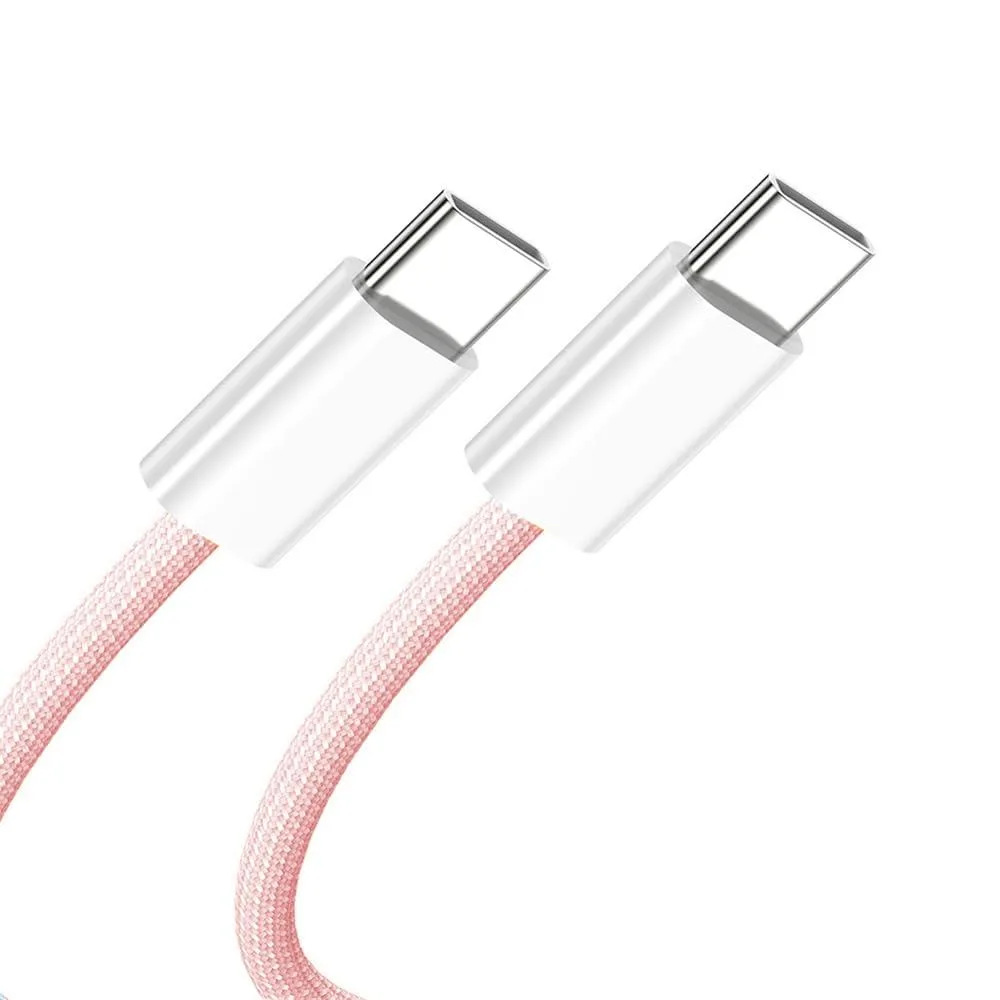 Fervit Fervit USB-C to USB-C Cable 27W 65W 480Mbps Pink — product photo