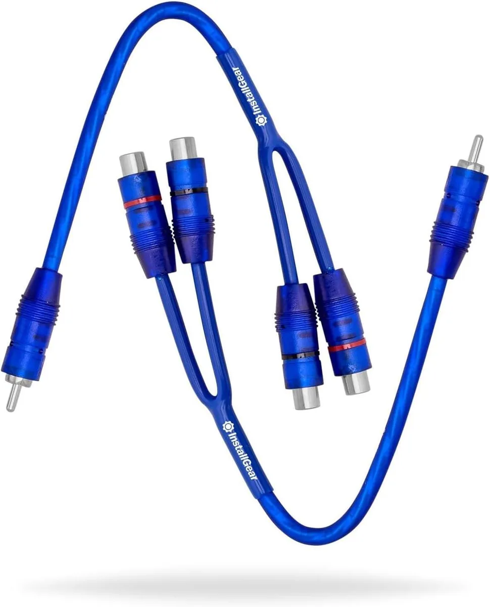 Boxwave Boxwave 1 ft Shielded 1 Male to 2 Female RCA Y Adapter Splitter 2 Pack audio adapter — product photo