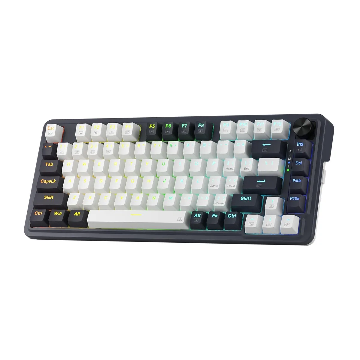  Redragon K673 PRO 81-Key Wireless RGB Gasket Gaming Keyboard with Scroll Knob — product photo