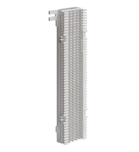 Box of 25 white rectangular 66 wiring blocks for voice and data distribution