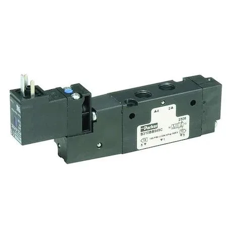 Parker Parker B814BB553A 3/4 in 120V AC solenoid air control valve — product photo