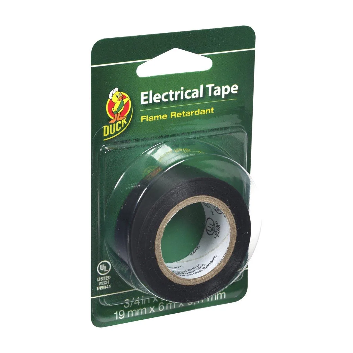  Duck 373447 Electrical Tape 0.75-Inch x 20-Feet Black — product photo