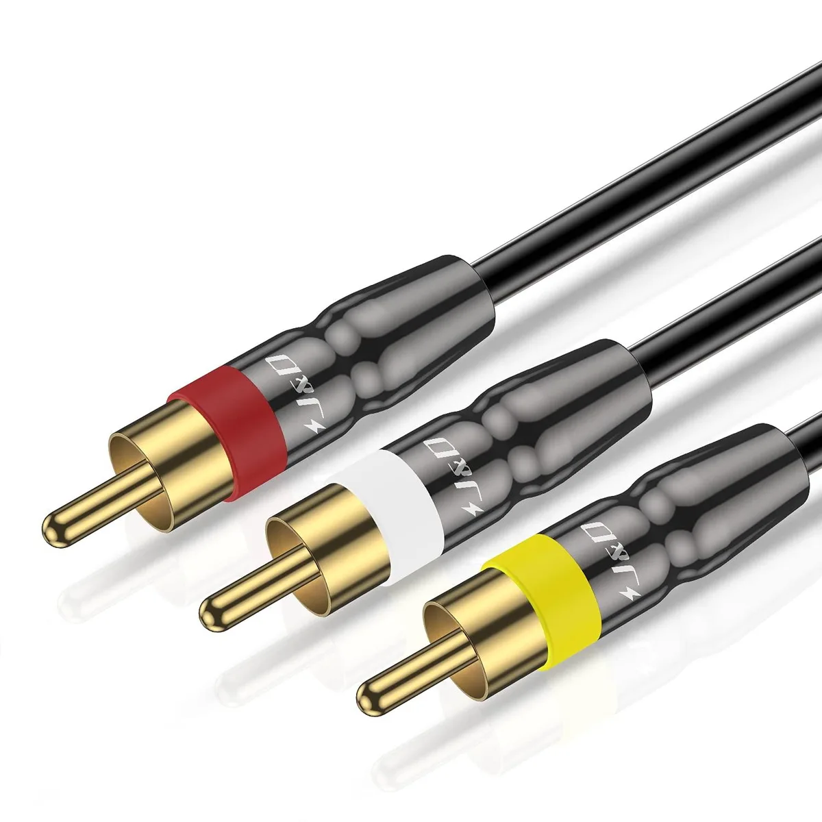 JDI 3RCA Male-to-Male Composite Cable 6 ft — product photo
