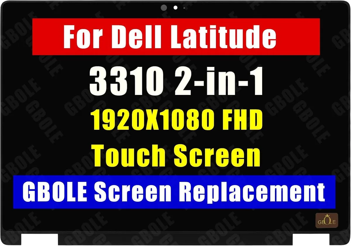 NUOLAISUN NUOLAISUN laptop screen 1920x1080 40 Pin 60hz touch for Dell Latitude 3310 — product photo