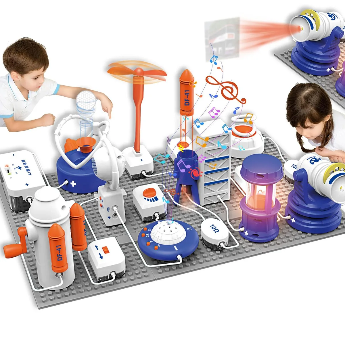 GENERIC Electronics Circuits Exploration Kit HT-KK-88 66 Pcs 1200 Projects — product photo