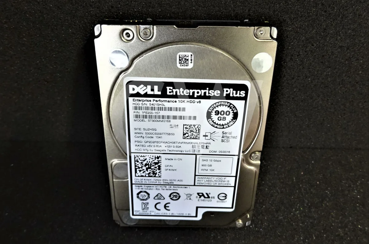 DELL DELL ST900MM0168 900GB 10000 RPM 2.5in SAS internal hard drive — product photo