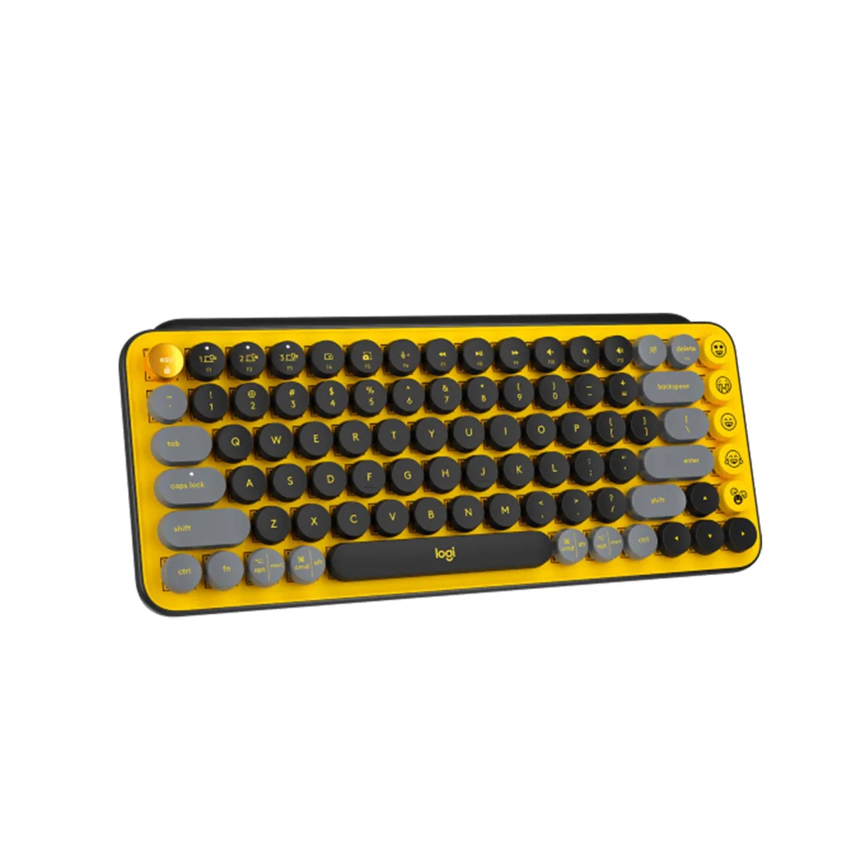 Logitech Logitech POP Keys Mechanical Wireless Gaming Keyboard Yellow 87 keys Bluetooth 5.1 — product photo