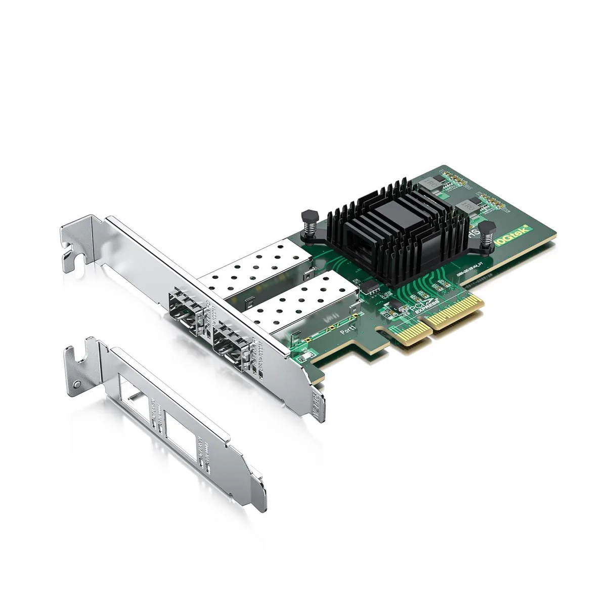 BFKK BFKK Dual Port Gigabit Network Card Intel I350 SFP PCIe 2.1 x4 — product photo