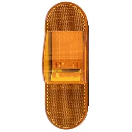Maxxima Maxxima M63121YDF oval amber side turn light with reflector — product photo