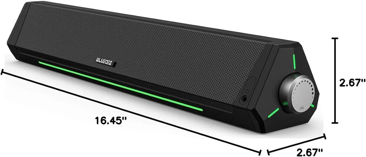 BFKK BFKK Bluetooth 5.0 Soundbar 16.4" Black — product photo