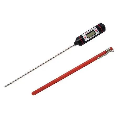 Value Brand Value Brand 23NU22 8" Stem Digital Pocket Thermometer -58 to 572°F — product photo