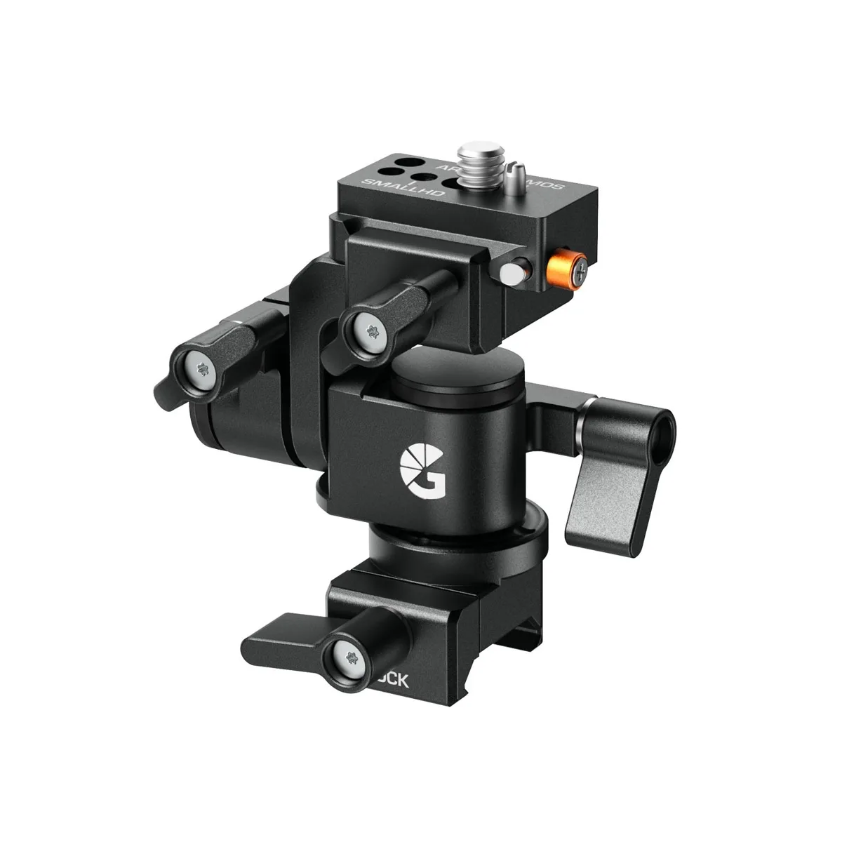 Bright Tangerine Bright Tangerine Universal Dual NATO Monitor Mount Mk II camera accessory — product photo