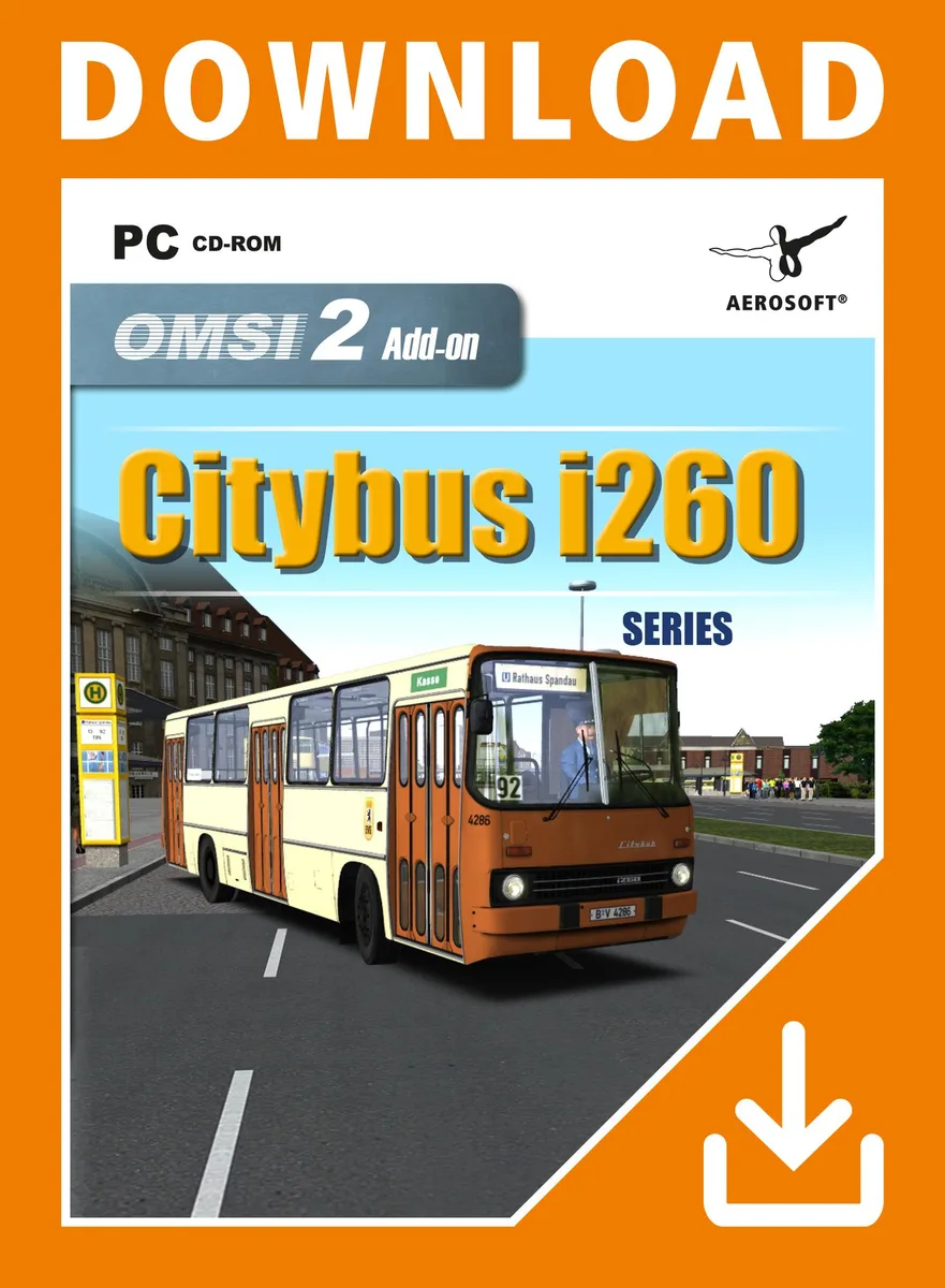 Aerosoft GmbH Aerosoft GmbH 53073 OMSI 2 Add-on Citybus i260 Series downloadable game — product photo