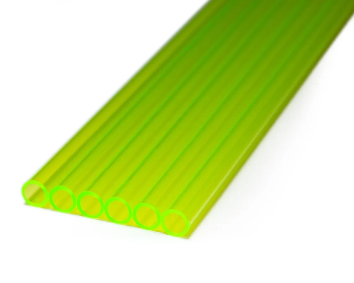 PrimoChill PrimoChill 1/2in. Rigid PETG Tube – 6 x 30in. – UV Green diy cooling — product photo