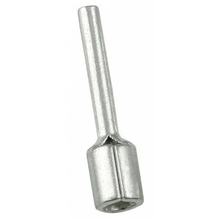 POWER FIRST 10 AWG bare copper pin terminal, tin finish, crimp barrel