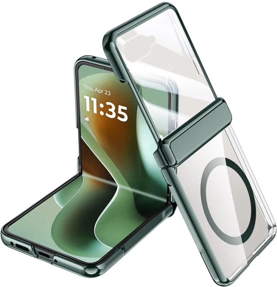 Nakedcellphone Nakedcellphone Case for Motorola RAZR ULTRA 2025/2026 MagSafe Green — product photo