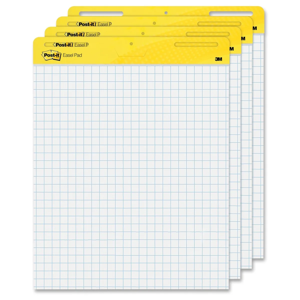 3M 3M 560VAD4PK Easel Pads 25 x 30 Quadrille White 4 Pack — product photo