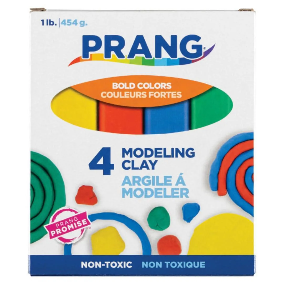  Prang Standard Modeling Clay Set 4 Colors .25 lb Each 740 — product photo