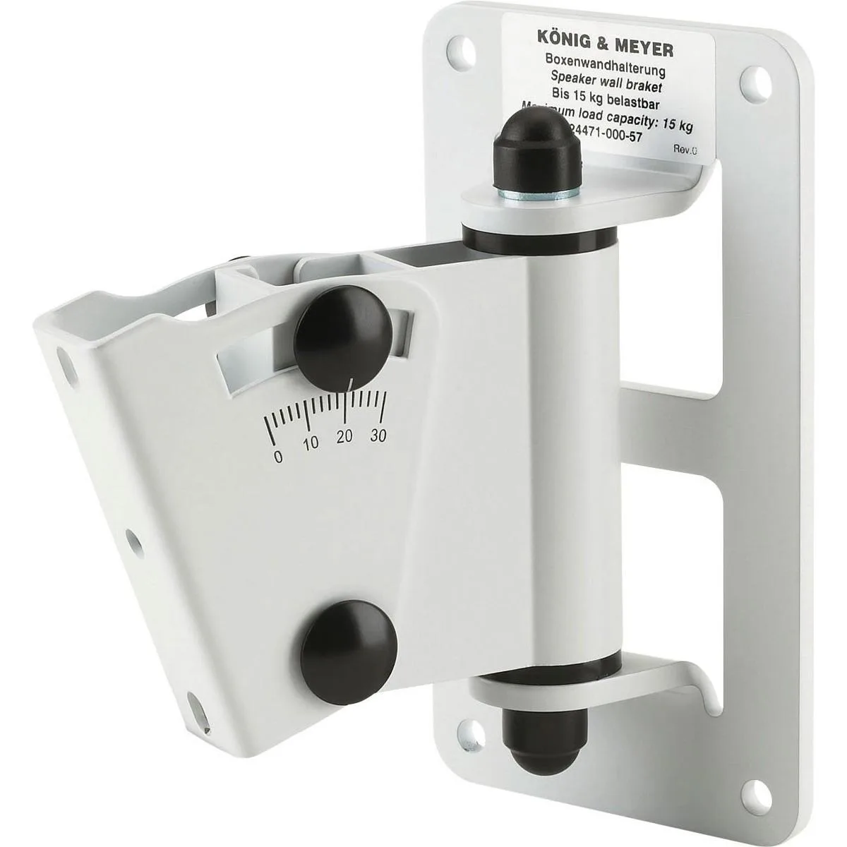 Konig &amp; Meyer Konig &amp; Meyer 24471 Speaker Wall Mount White — product photo