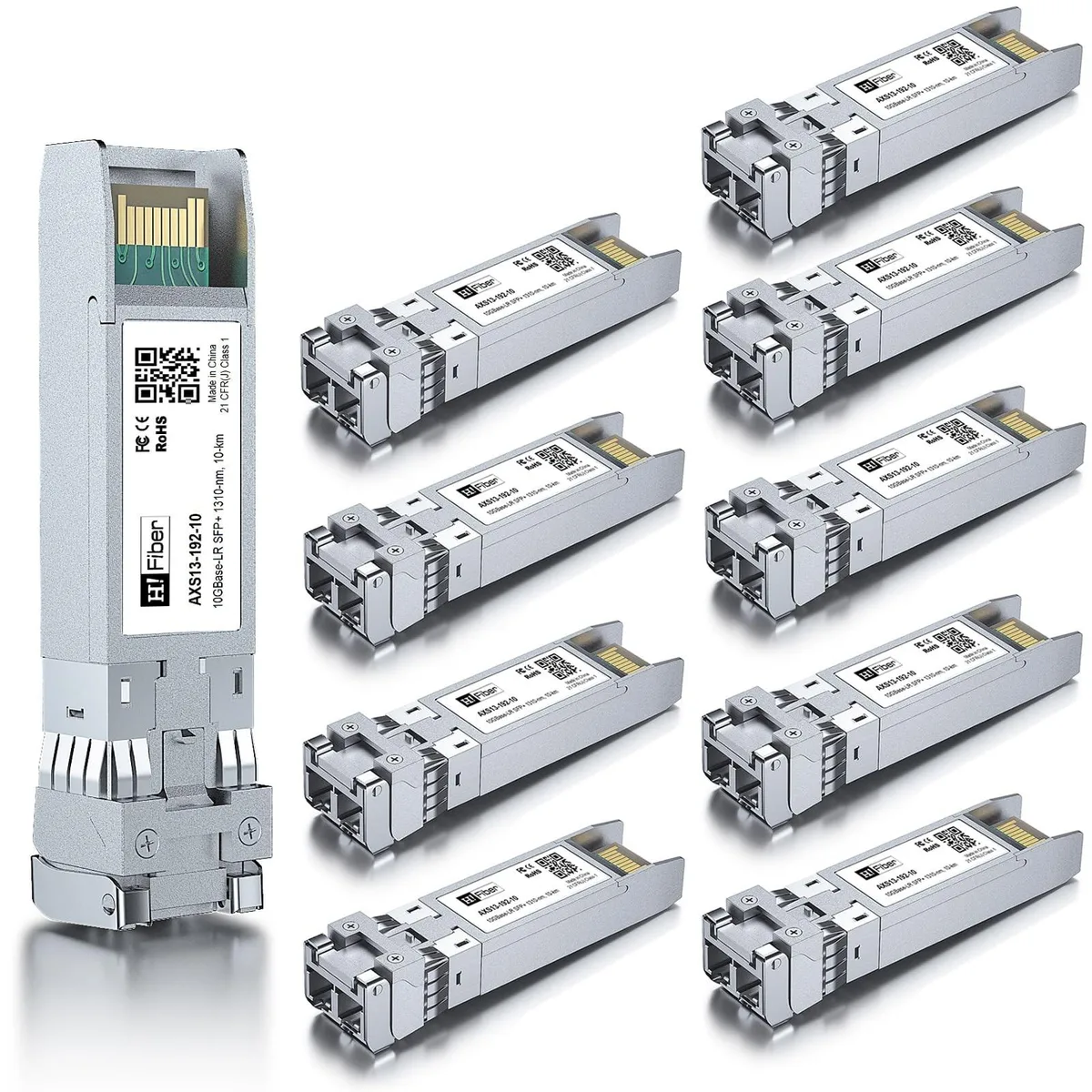 BoYata BoYata 10 Pack 10G Single Mode SFP+ LC Module 10km — product photo