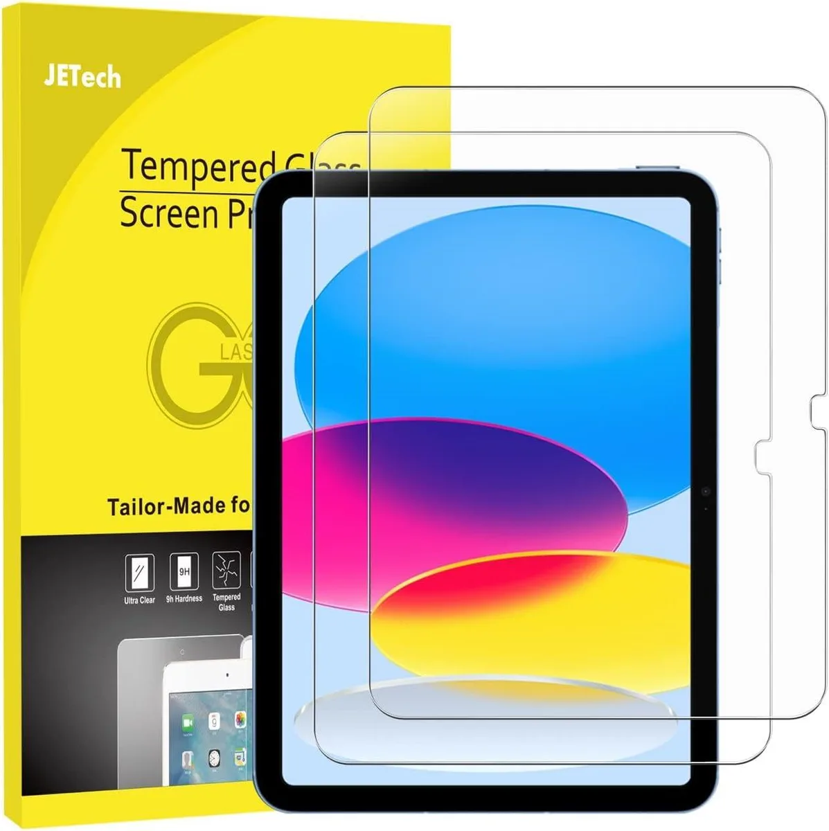 Leelbox Leelbox Screen Protector iPad A16 11th/10th Gen 2025/2022 9H 2-Pack — product photo