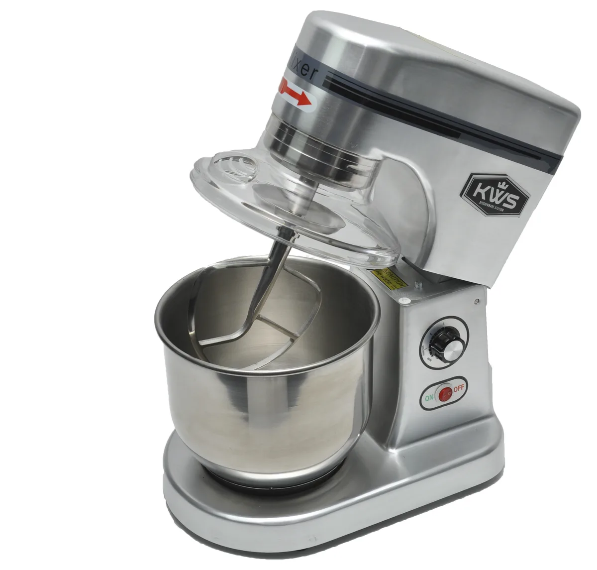 KitchenWare Station KitchenWare Station M-B7 620W 7L Stand Food Mixer Silver — product photo