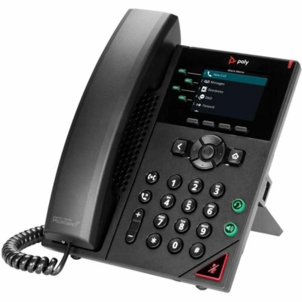 POLY POLY VVX 250 VoIP 2.8" color display 2 Gigabit Ethernet USB — product photo