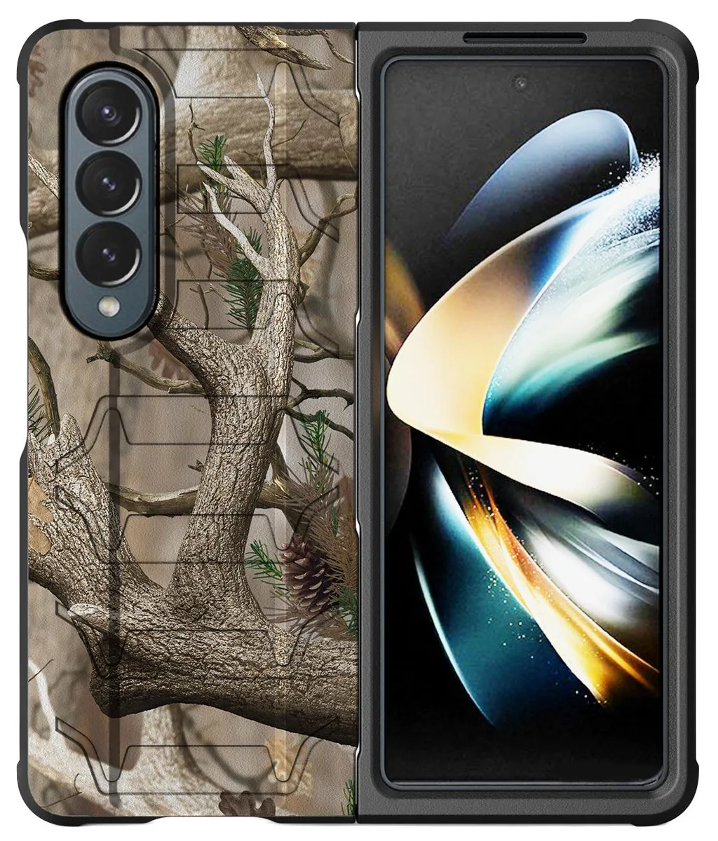 Nakedcellphone Nakedcellphone Tactical Cover Outdoor Camo Tree for Samsung Galaxy Z Fold 4 5G (SM-F936U, 2022) — product photo