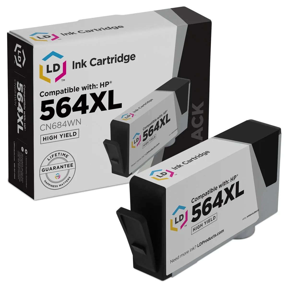 LD Products LD Products Compatible Ink Cartridge HP 564XL CN684WN High Yield Black — product photo